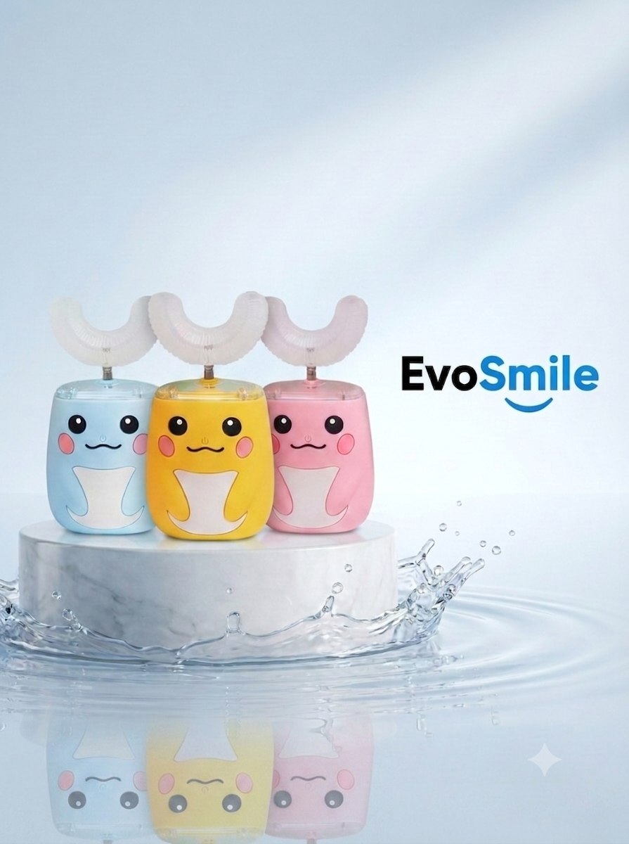 EvoSmile U-Kids מברשת שיניים חשמלית לילדים (גילאי 4-12)